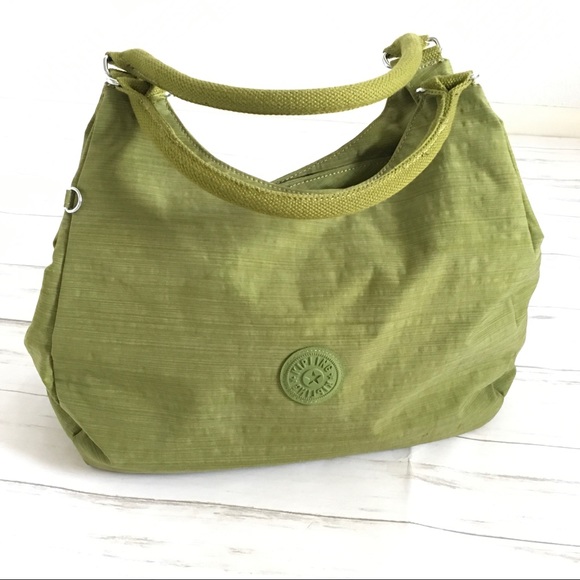 Kipling | green medium size shoulder tote bag - Picture 2 of 8